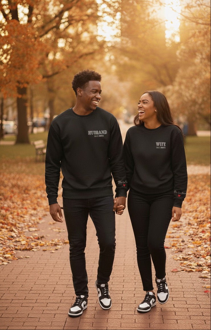 Husband/Wife Crewneck Sweatshirt Bundle