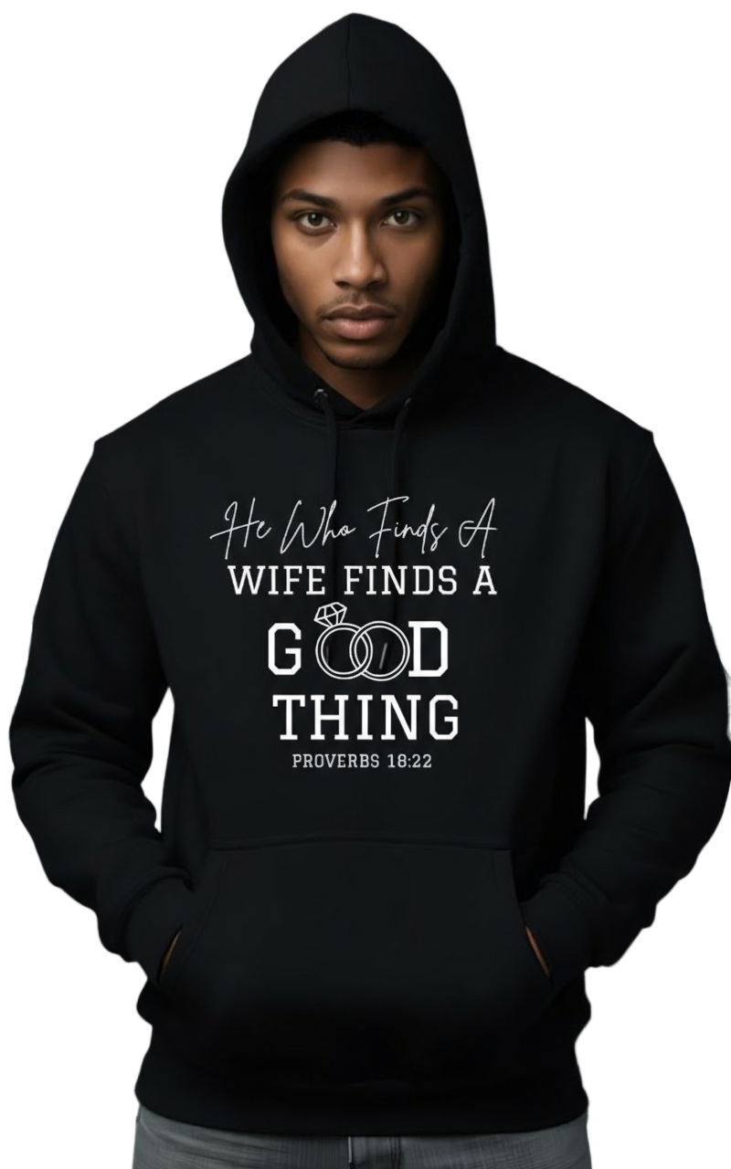 Proverbs 18:22 Couple's Crewneck Sweatshirt